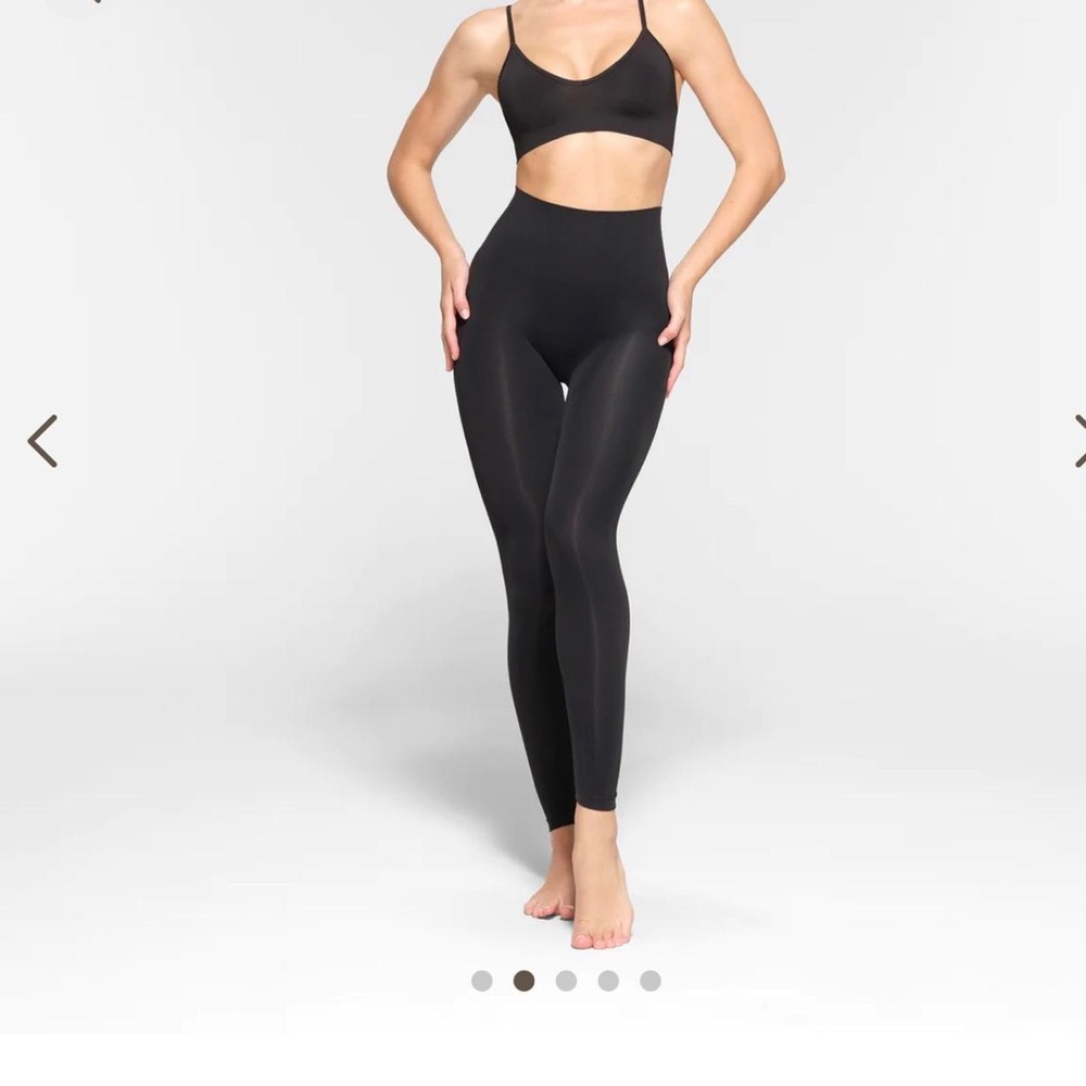 SKIMS Black High-Waist Sculpting Leggings